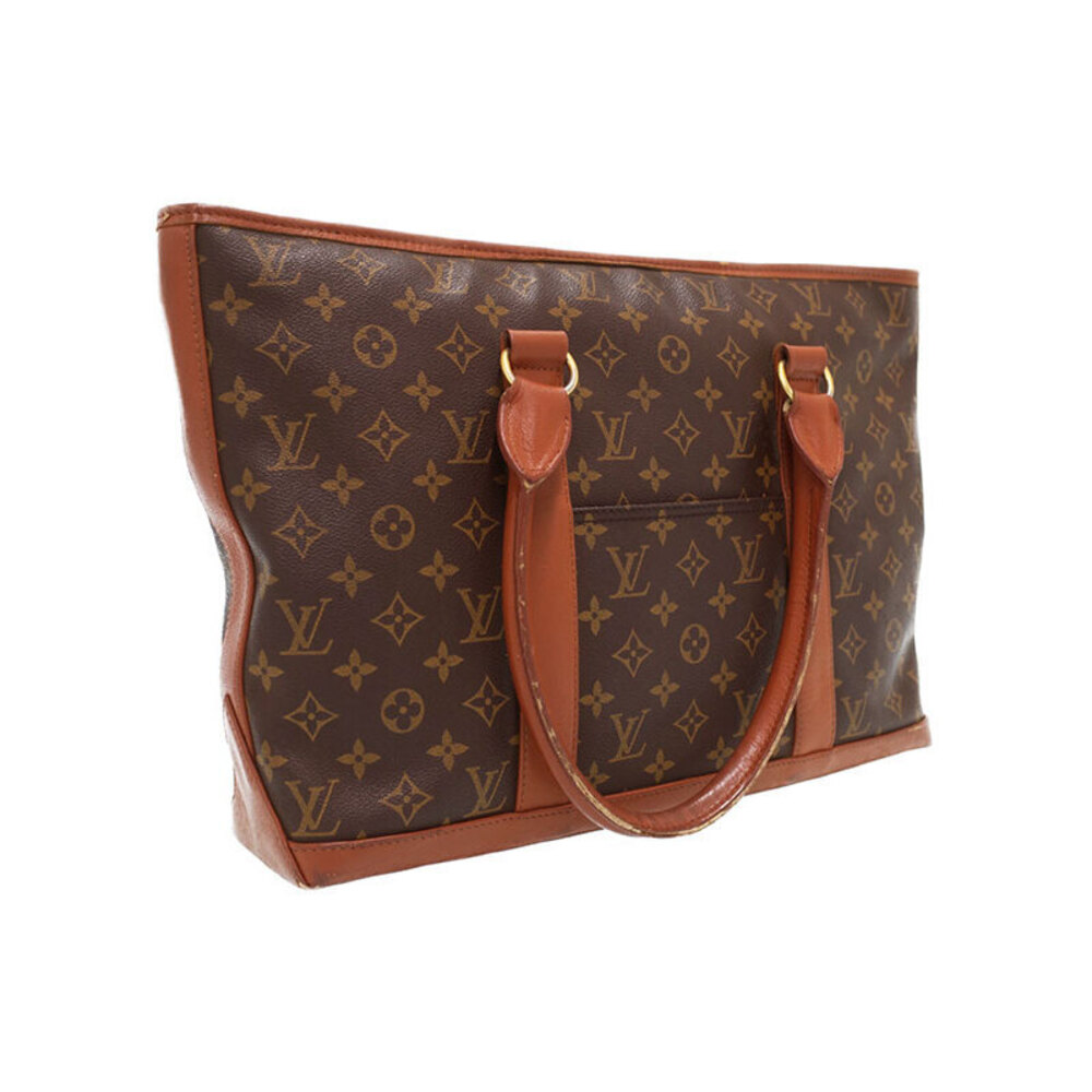 Louis Vuitton Sac Bag Brown Weekend Monogram Tote